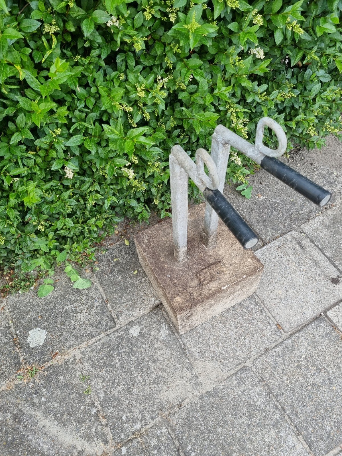 Fietsenrek ,fietsbeugel , met beton, Ophalen of Verzenden