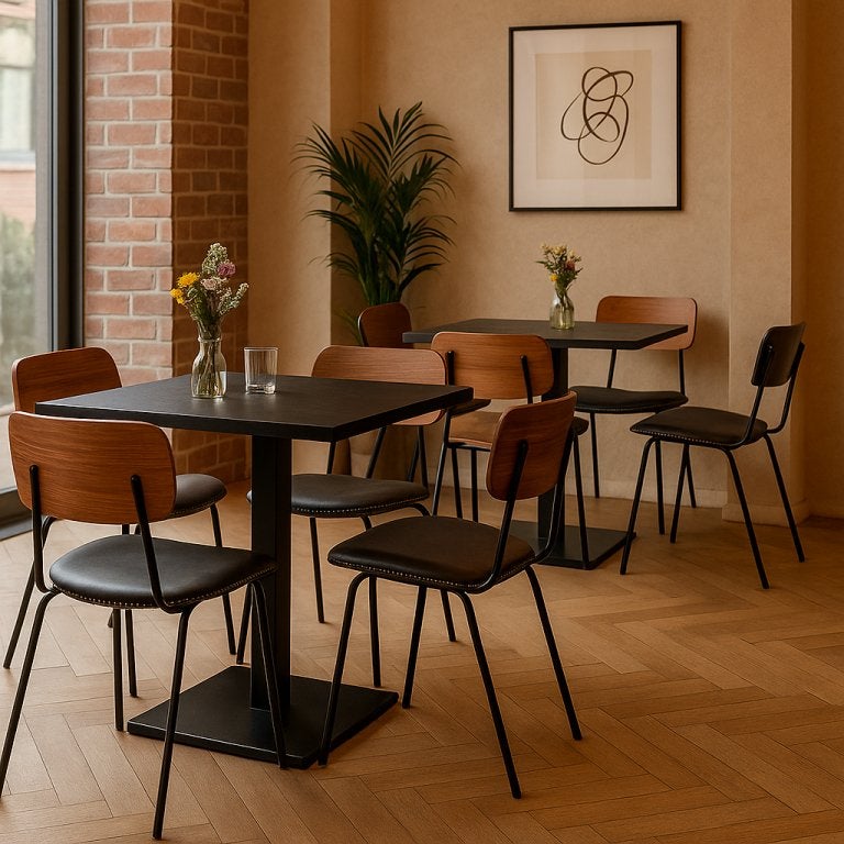 Kasteel Eiken melamine tafelbladen Beton horeca tafls  311, Huis en Inrichting, Tafels | Sidetables, Ophalen of Verzenden, Nieuw