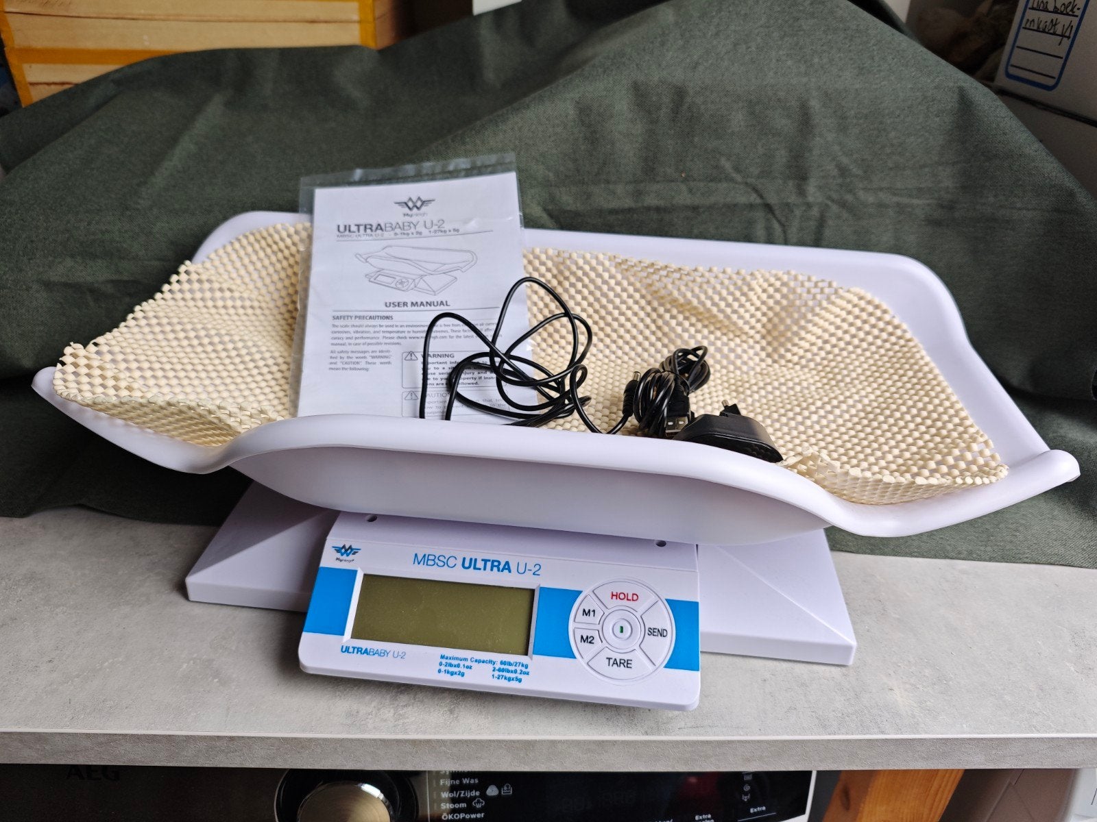 Baby weegschaal Myweigh Ultrababy (geschikt voor prematuur), Ophalen of Verzenden, Zo goed als nieuw
