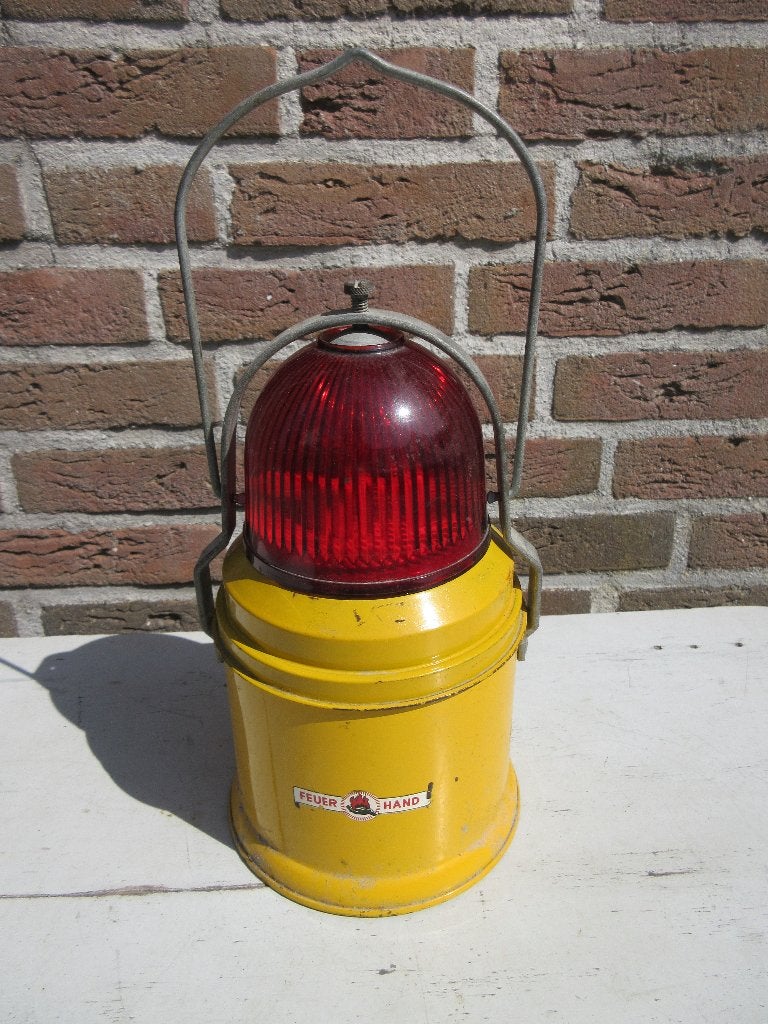 Antieke Brandweerlamp, Antiek en Kunst, Ophalen of Verzenden