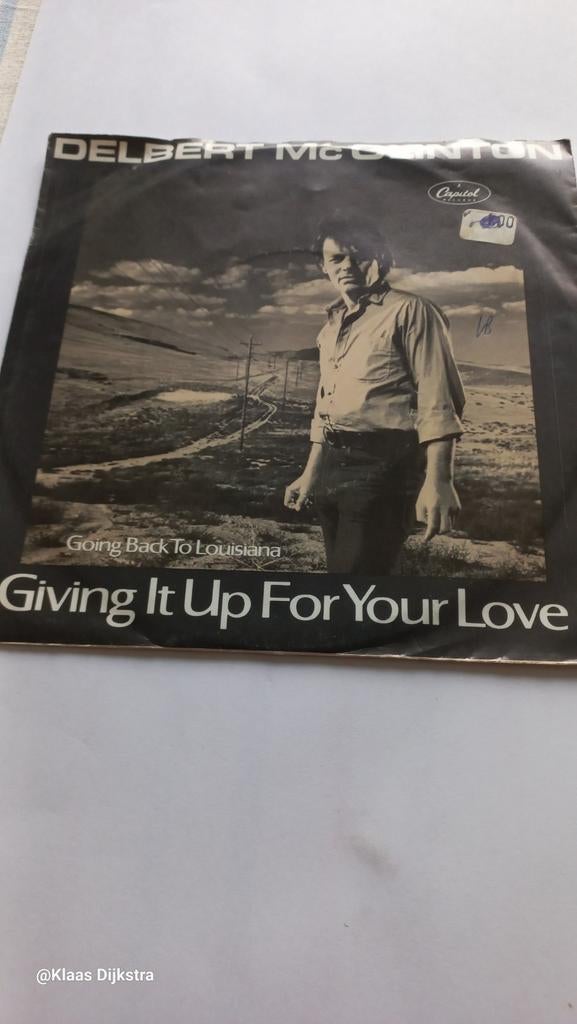 Delbert McClinton - Giving It Up For Your Love single, Ophalen of Verzenden, Gebruikt, Pop
