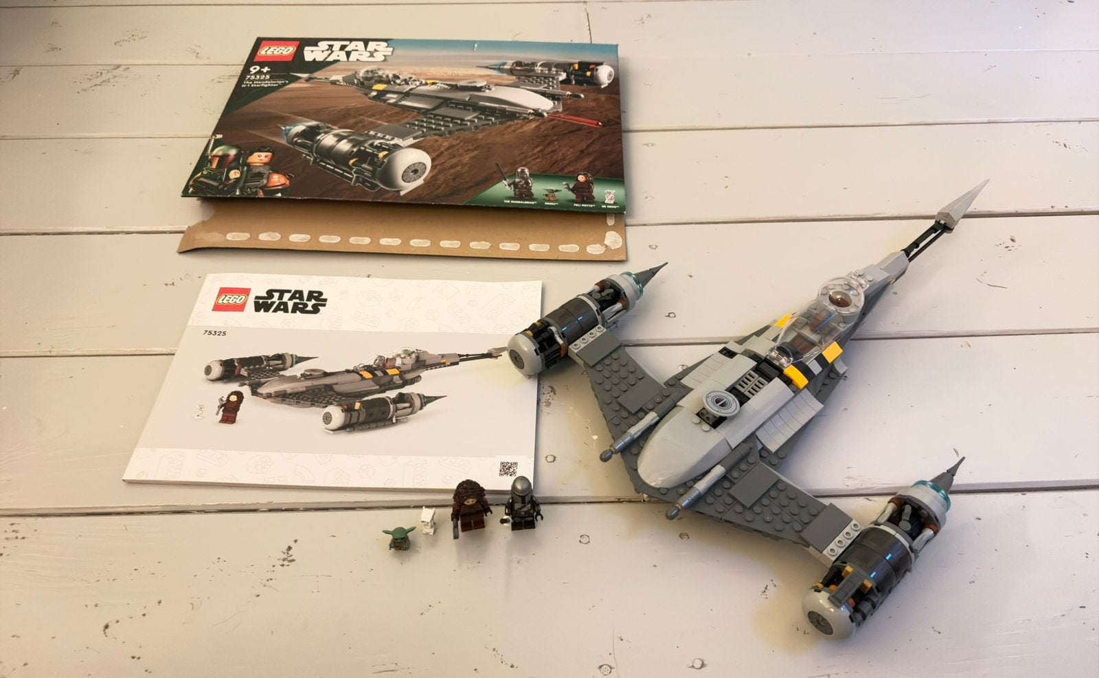 Lego 75325 The Mandalorian’s N1 starfighter COMPLEET, Star Wars, Lego, Inclusief accessoires, Ophalen of Verzenden