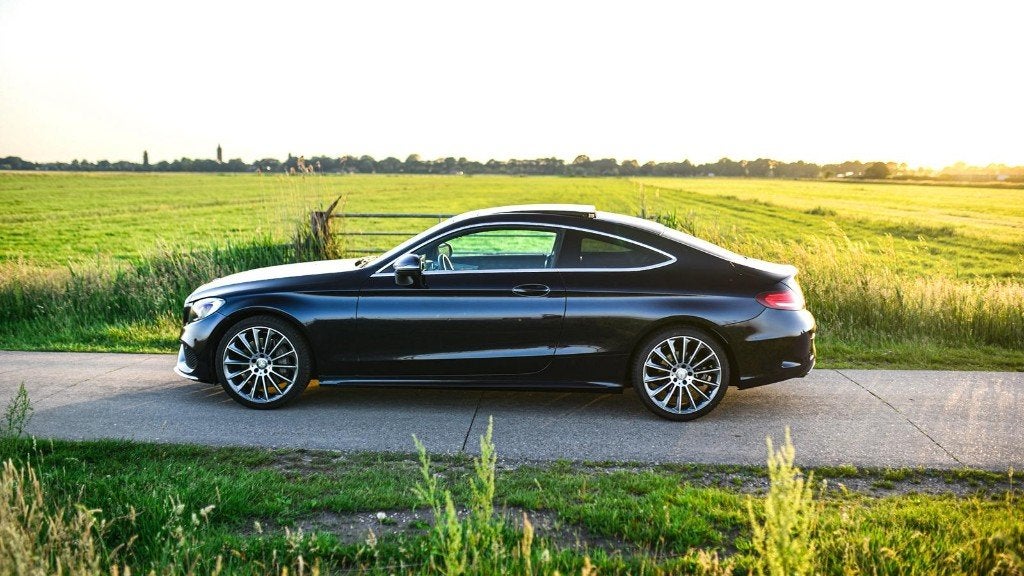 Mercedes-Benz C-Klasse 2.0 C250 Coupe AUT 2016 Blauw, Auto's, Automaat, Achterwielaandrijving, Zwart, 4 cilinders