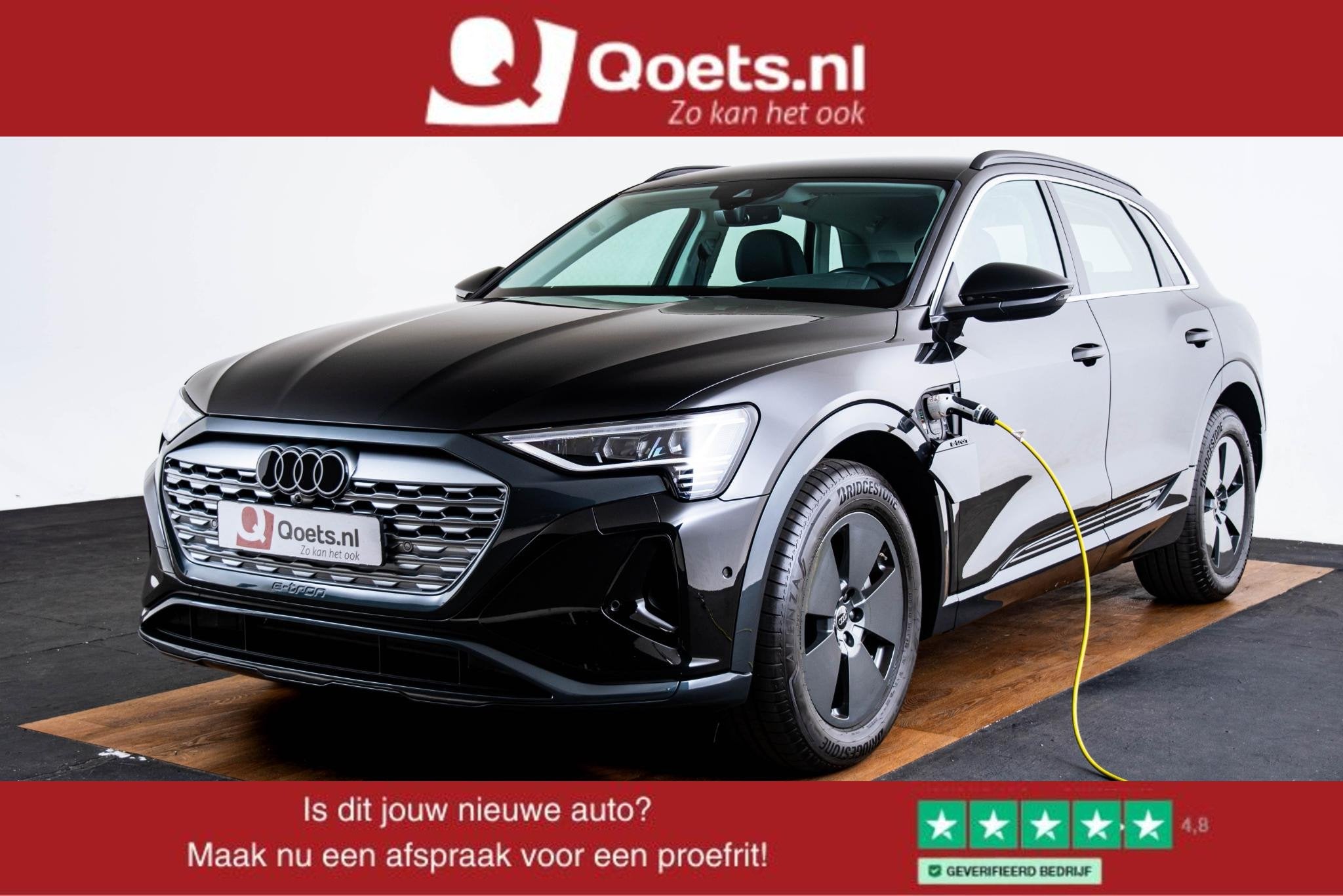 Audi Q8 e-tron 55 quattro Advanced Edition 115 kWh Trekhaak, Automaat, Gebruikt, Huisgarantie, Met garantie (alle)