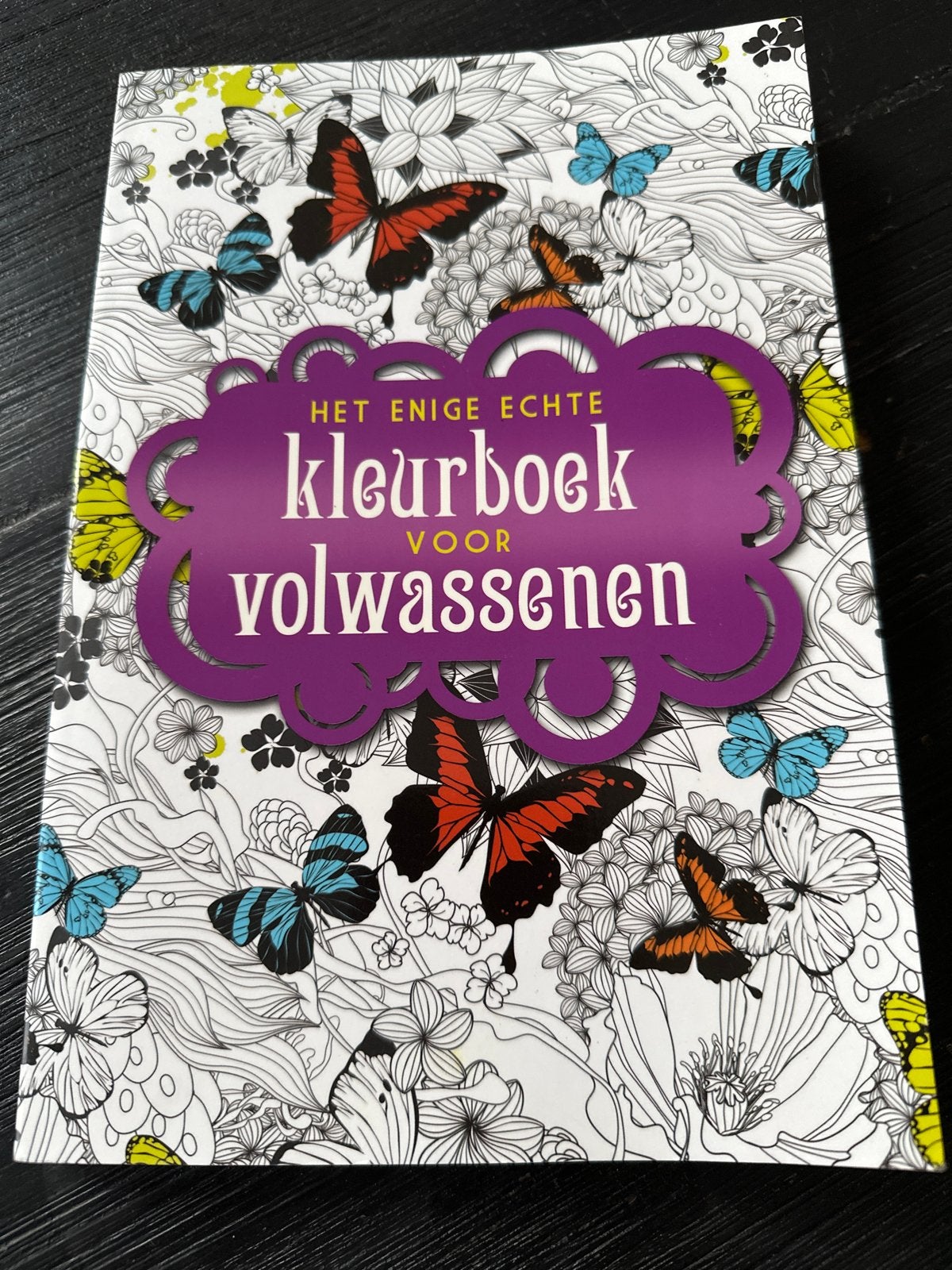 Het Enige Echte Kleurboek voor Volwassenen, Boeken, Ophalen of Verzenden, Zo goed als nieuw, Tekenen en Schilderen