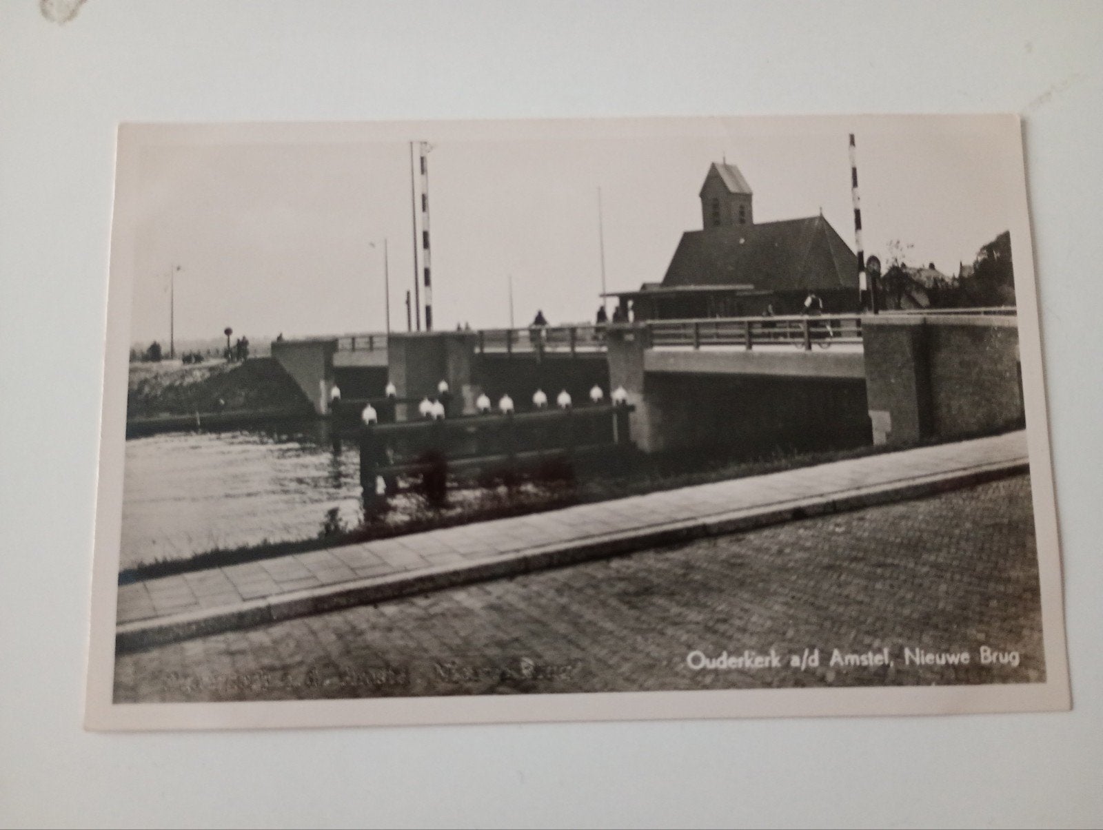 Ouderkerk aan de Amstel Nieuwe Brug, Ophalen of Verzenden, 1940 tot 1960, Ongelopen, Noord-Holland
