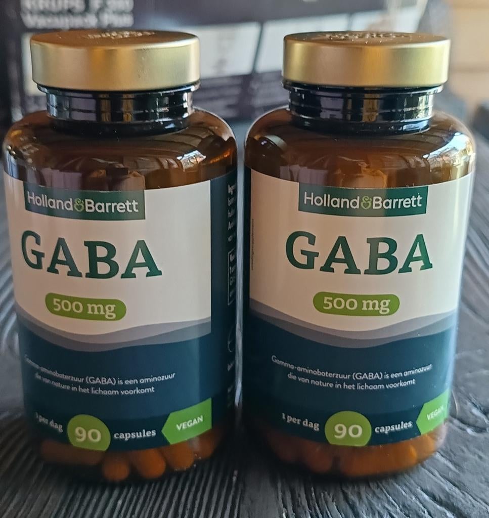 Holland & Barrett GABA 500mg - 90 capsules, Sport en Fitness, Gezondheidsproducten en Wellness, Ophalen of Verzenden