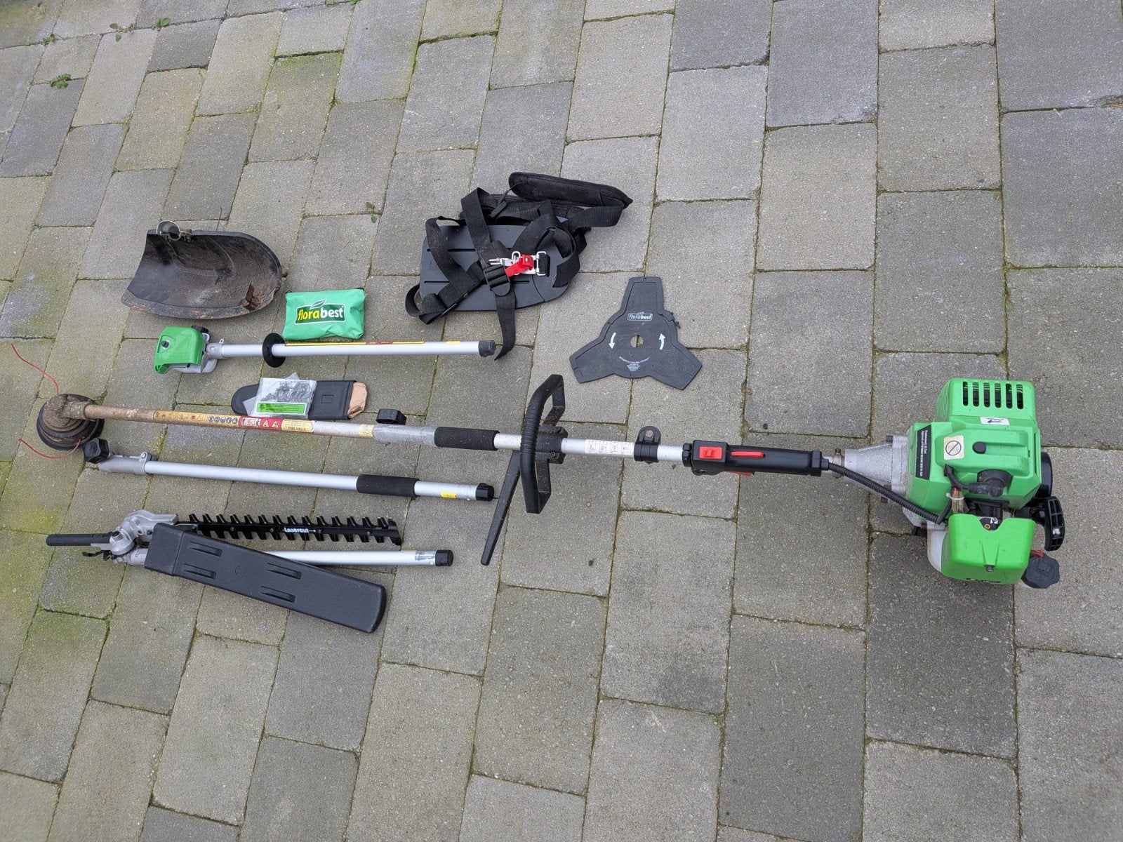 florabest 4 in 1, Ophalen, Gebruikt, Benzine, Florabest