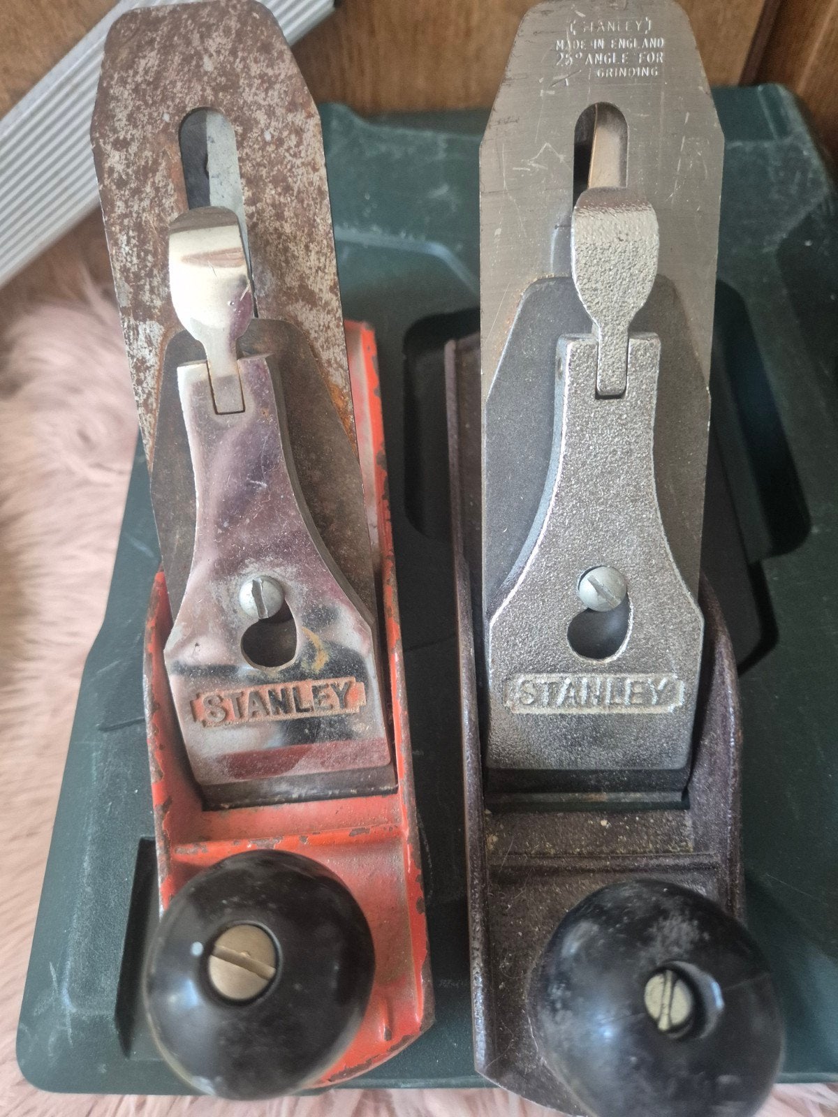 Stanley hout schaaf 2 stuks, Antiek en Kunst, Antiek | Gereedschap en Instrumenten, Ophalen