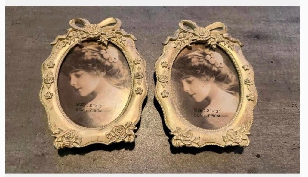 2 x Clayre & Eef Fotolijstjes - Romantische Stijl, Ophalen of Verzenden