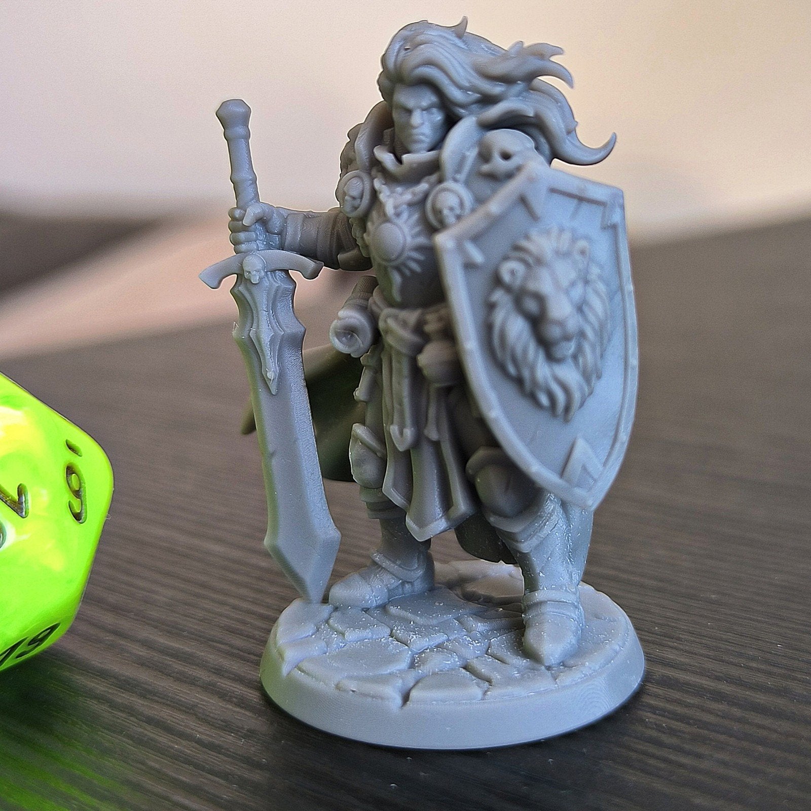 Paladin woman Miniature D&D HQ dungeon's and dragons, Ophalen of Verzenden, Overige soorten