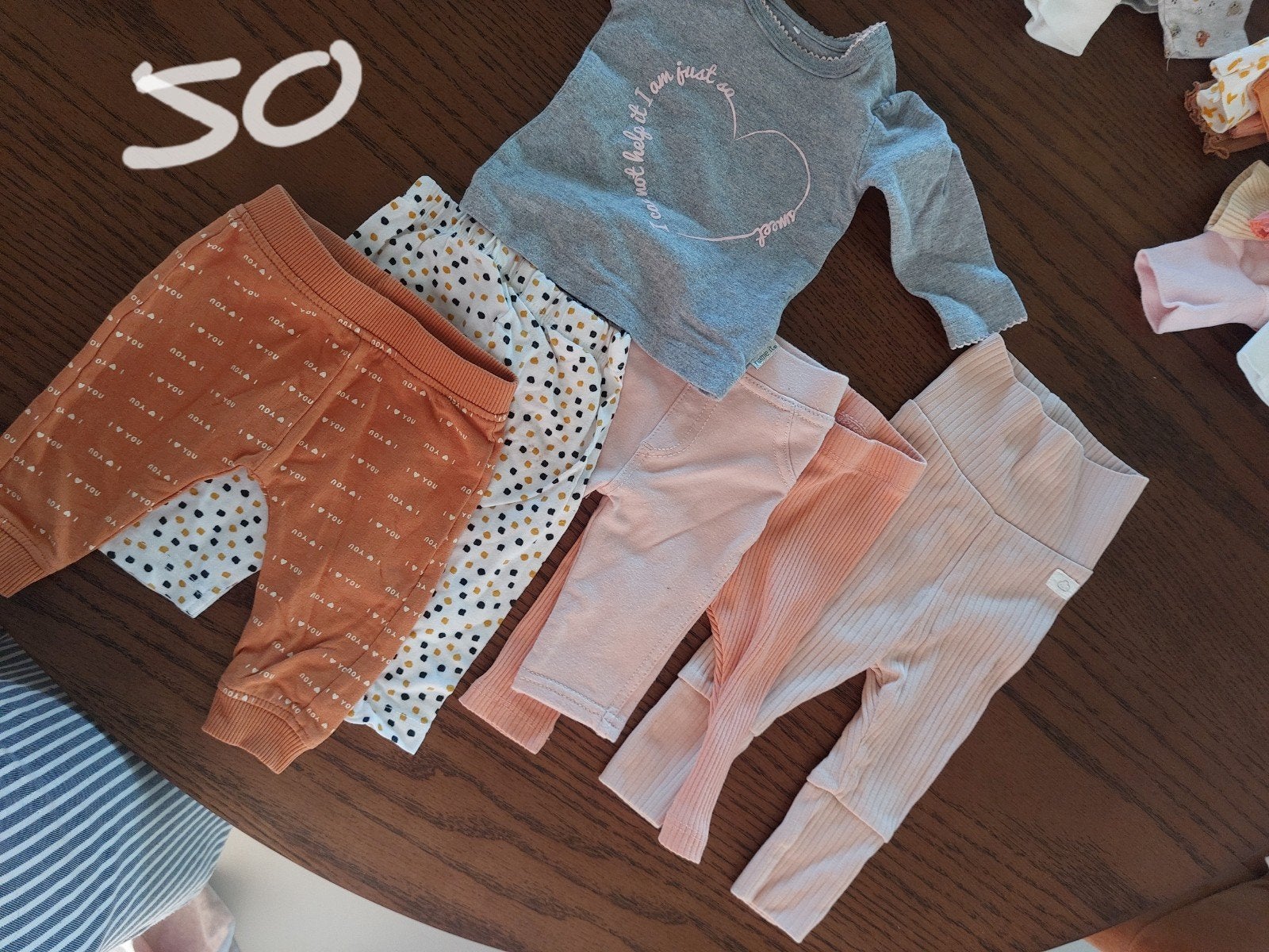 Babykleding pakket meisje 38 items (maat 50-56-62-68), Kinderen en Baby's, Ophalen of Verzenden, Gebruikt, Maat 56