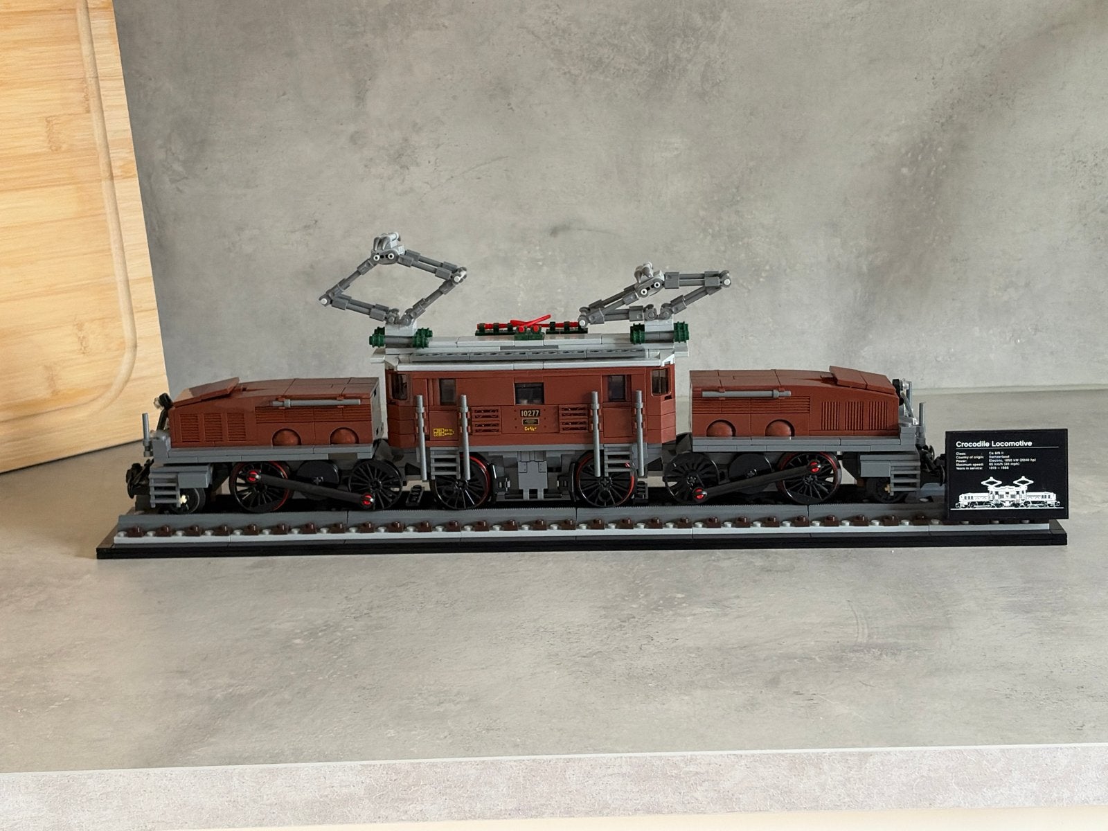LEGO Creator Expert 10277 Krokodil Locomotief, Overige merken, Wisselstroom, Locomotief, Ophalen of Verzenden