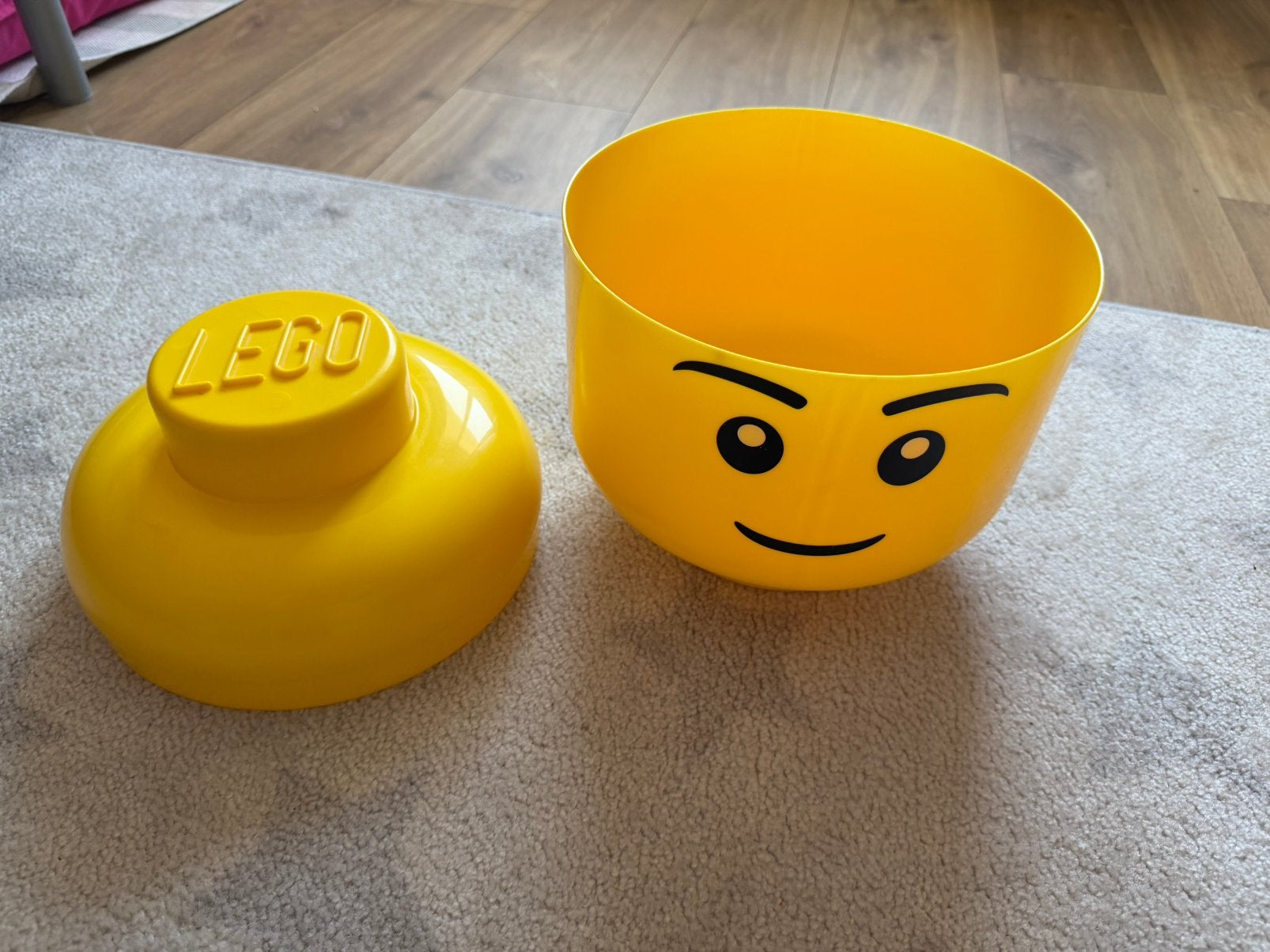 Lego opberghoofd L (grote opbergbak), Overige thema's, Lego, Accessoire, Ophalen of Verzenden