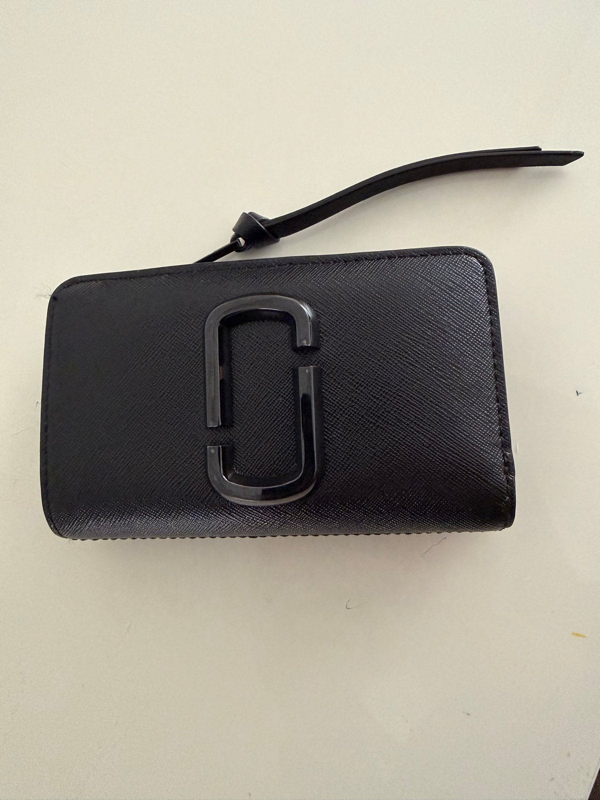 Marc Jacobs portemonnee zwart - 14cm x 8,5cm, Overige merken, Zwart, Ophalen of Verzenden, Zo goed als nieuw