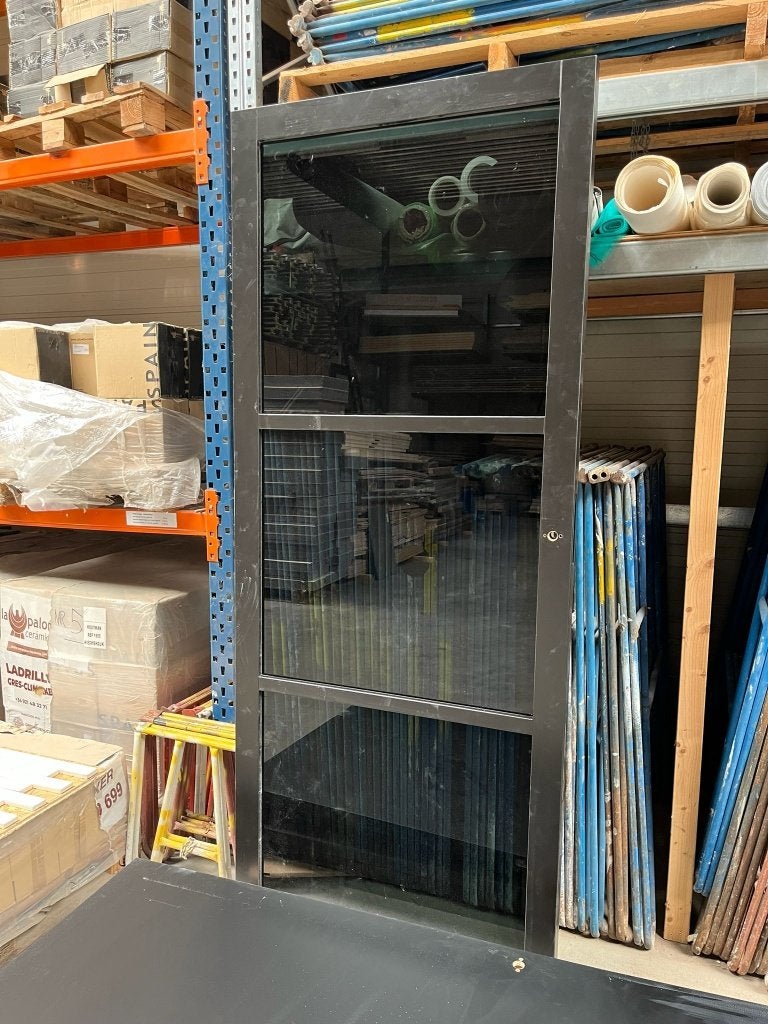 Binnendeuren + metalen kozijnen zwart, Ophalen, 80 tot 100 cm, 215 cm of meer, Binnendeur