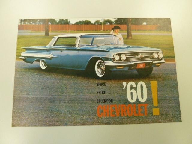 1960 Chevrolet Brochure USA, Ophalen of Verzenden, Gelezen, Chevrolet
