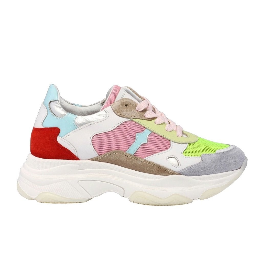HIP maat 31 sneaker/rits wit/roze/groen - gratis verzenden, Hip, Elzenweg 19 Waalwijk, Schoenen, Nieuw