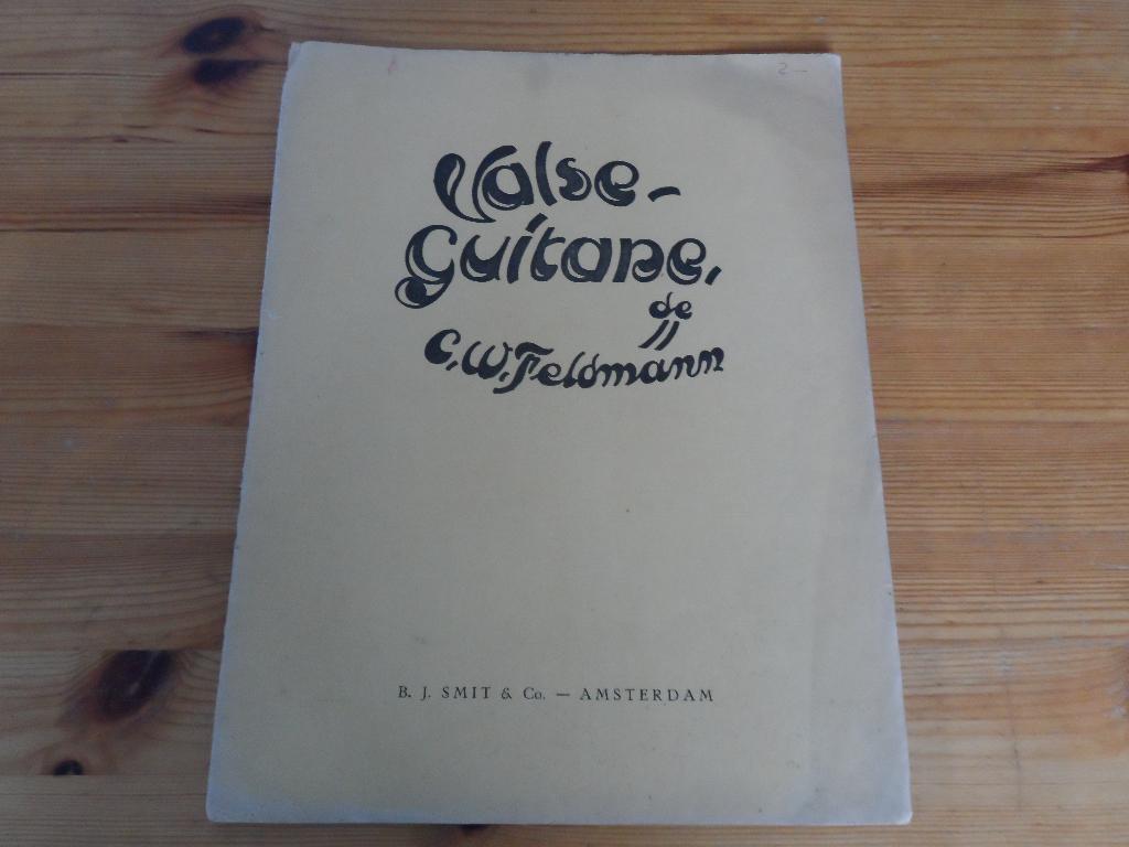 C. W. Feldmann, Muziek en Instrumenten, Bladmuziek, Gebruikt, Artiest of Componist, Populair, Piano, Ophalen of Verzenden