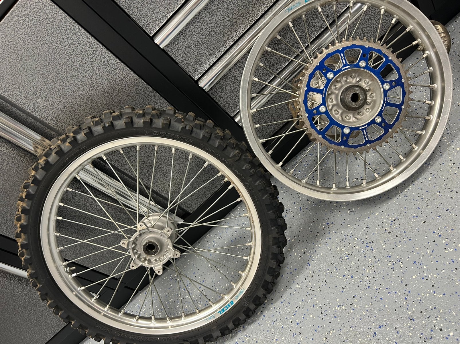 Set wielen yamaha WR/YZ, Motoren, Ophalen, Gebruikt