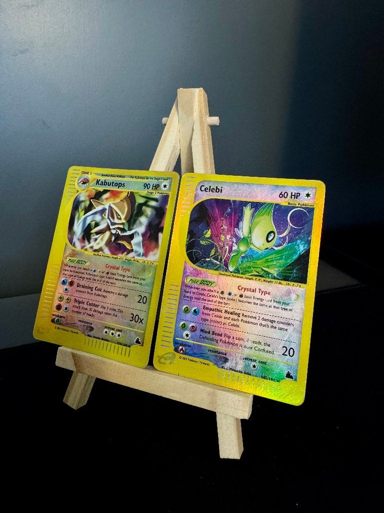 Kabutops (SK 150) & Celebi (SK 145), Ophalen of Verzenden, Zo goed als nieuw, Meerdere kaarten