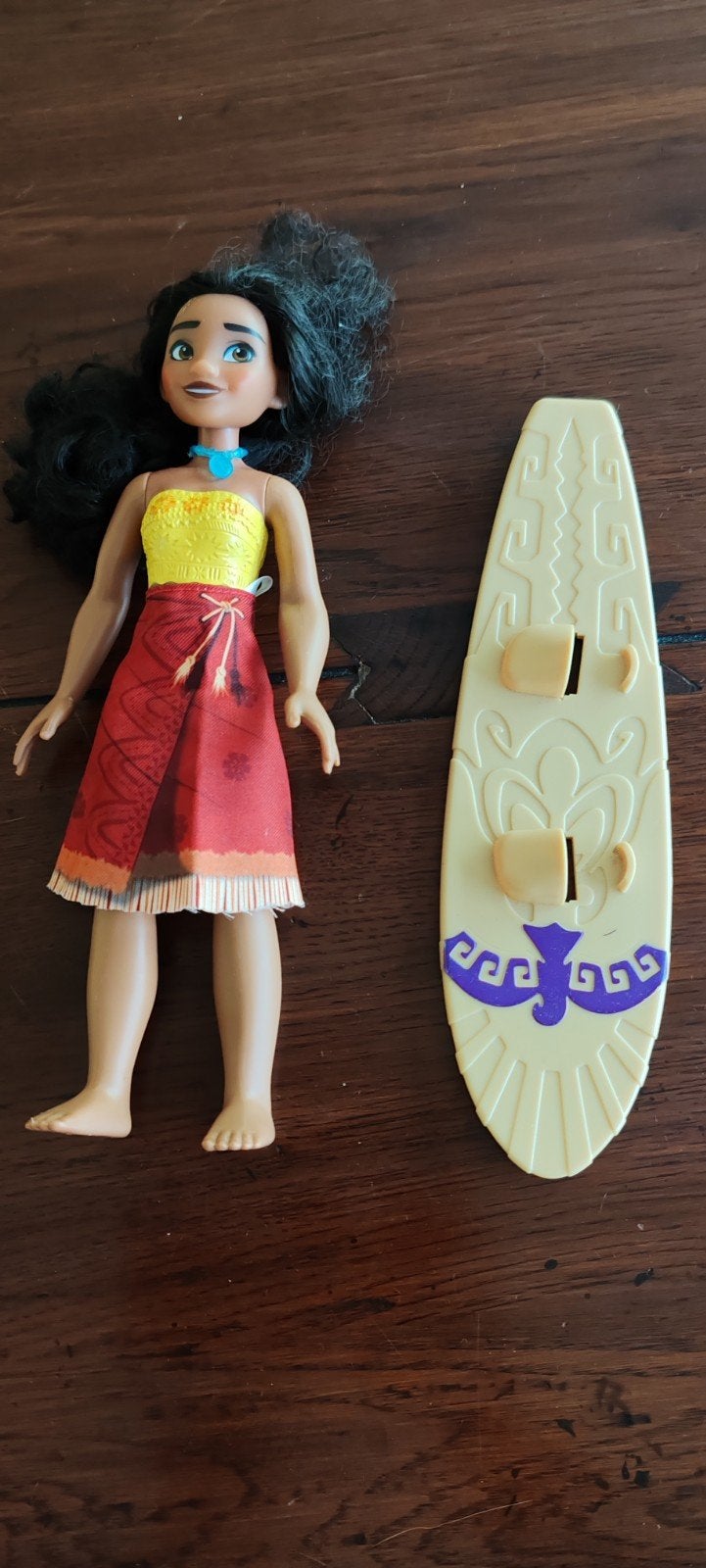Moana/Viana pop met magisch surfplank, Ophalen of Verzenden, Zo goed als nieuw