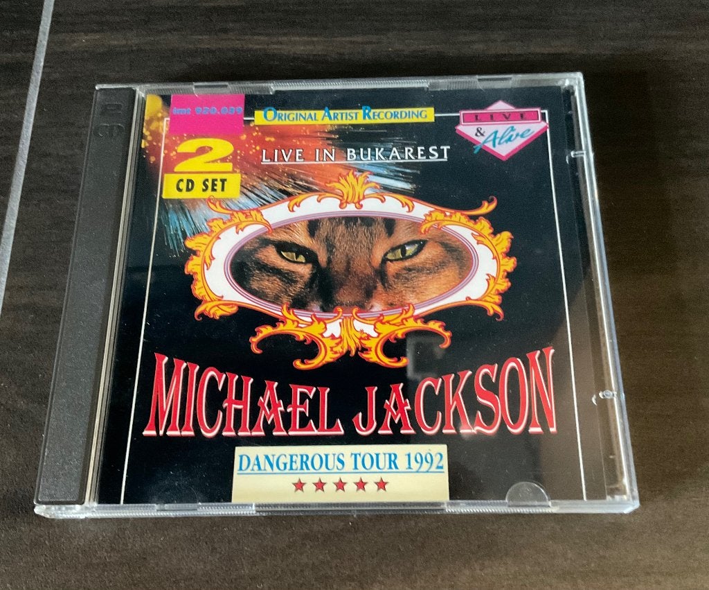 2 CD set Live in Bukarest zgn bootleg 1992 Michael Jackson, Pop, Speciale editie, Ophalen of Verzenden, Zo goed als nieuw