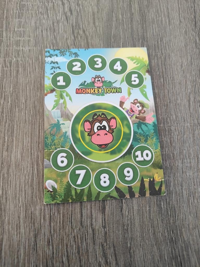 10 Rittenkaart Monkey town, Ophalen of Verzenden, Zegels, Bonnen of Punten