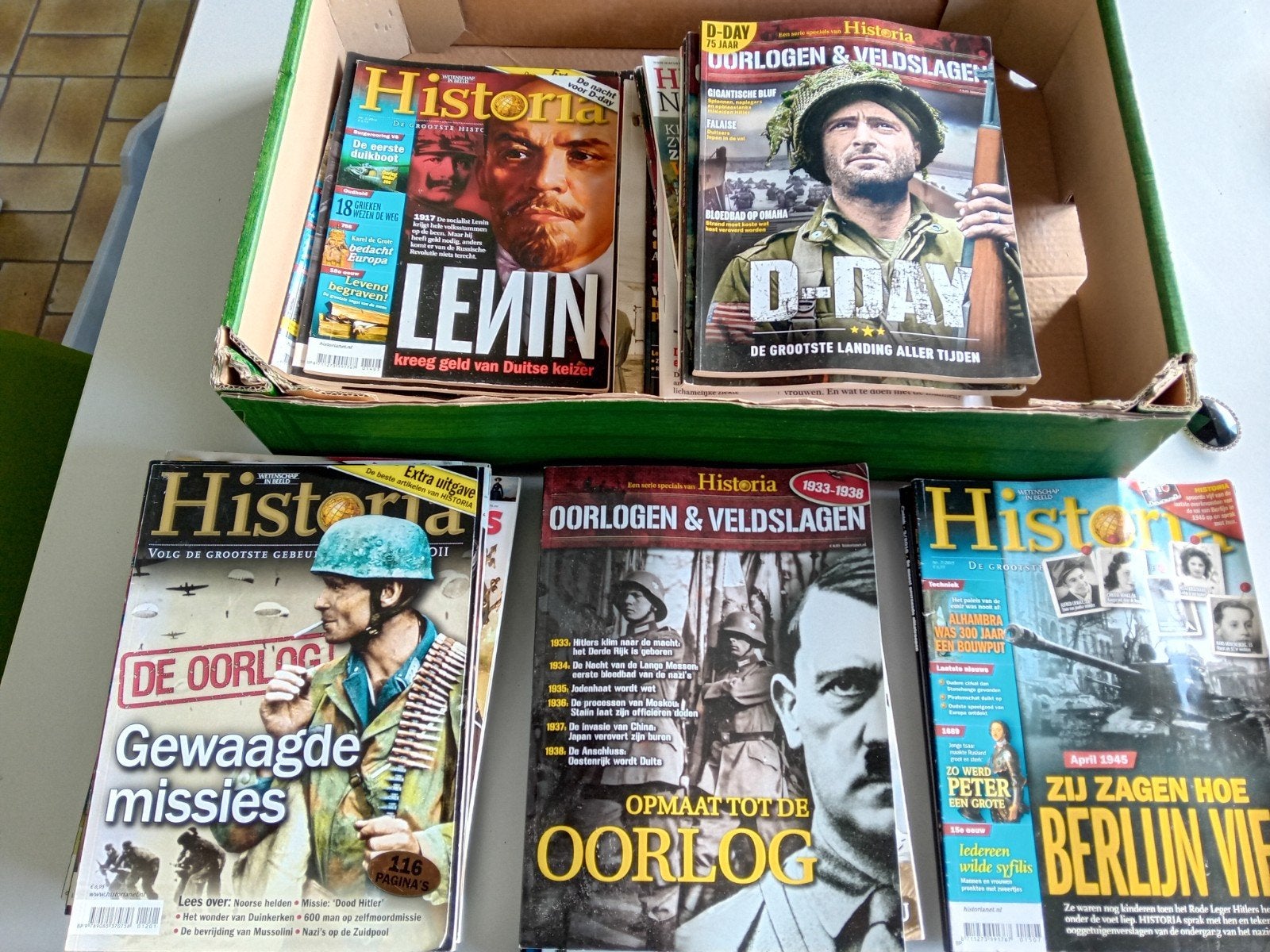 Grote partij 70 stuks Historia en Histaria Oorlogen & Veldsl, Ophalen of Verzenden, Gelezen, Overige typen
