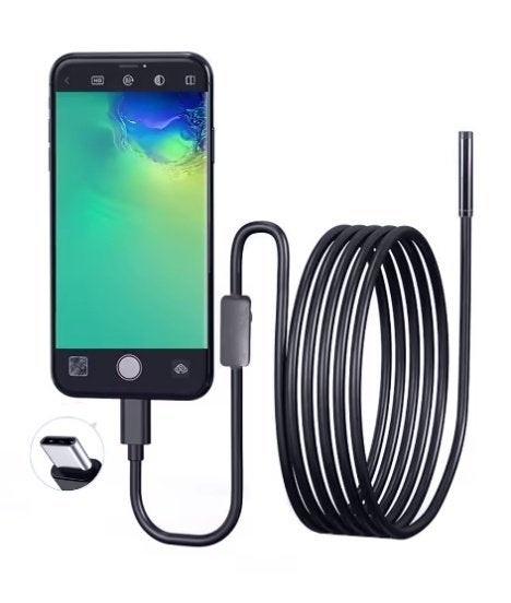 6 LED waterproof 2 In 1 lens USB endoscope met 7 mm camera, Ophalen of Verzenden, Nieuw, Overige typen