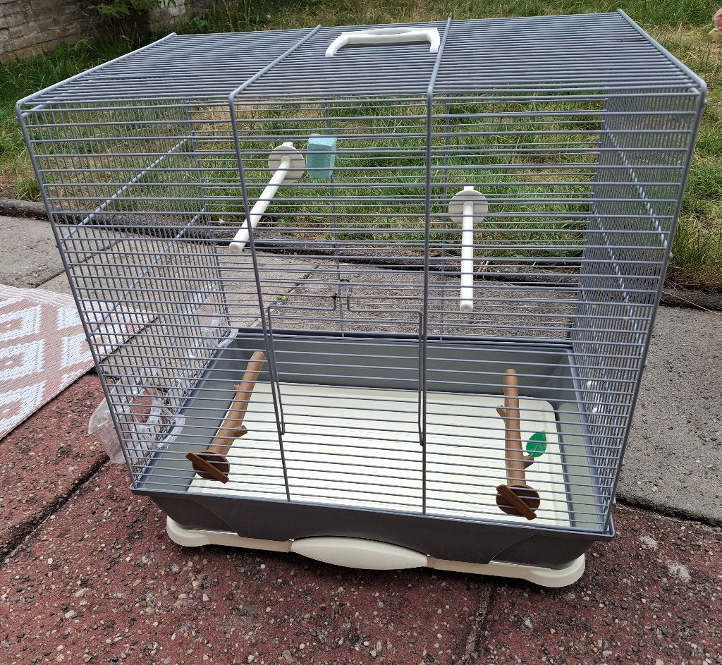 Vogelkooi, Dieren en Toebehoren, Vogels | Hokken en Kooien, Ophalen, Zo goed als nieuw, Metaal, Vogelkooi