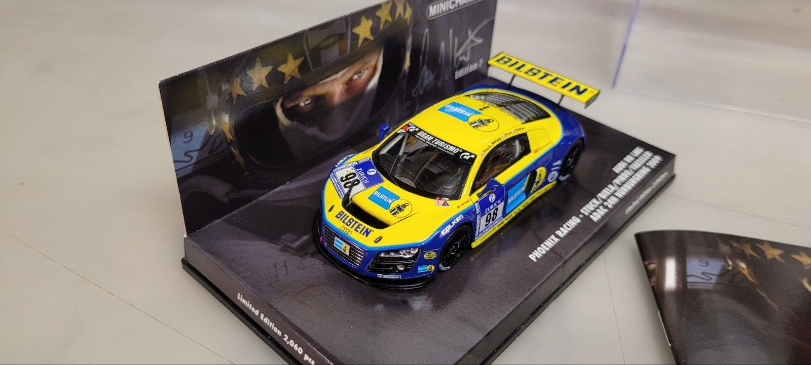 Minichamps Audi R8 LMS ADAC 24H Nurburgring 2009 Stuck, Hobby en Vrije tijd, Modelauto's | 1:43, Ophalen of Verzenden, Zo goed als nieuw