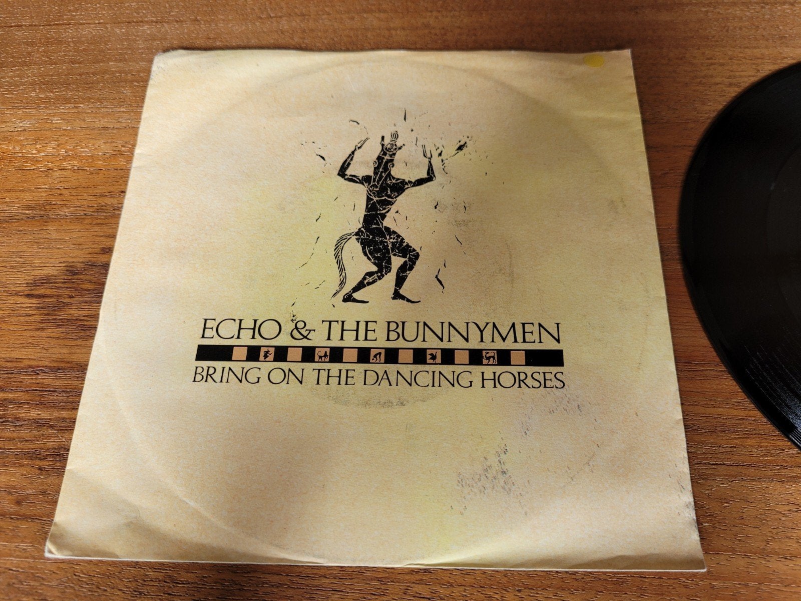 Echo & The Bunnymen - Bring On The Dancing Horses 7" Vinyl, Gebruikt, 7 inch, EP, Rock en Metal