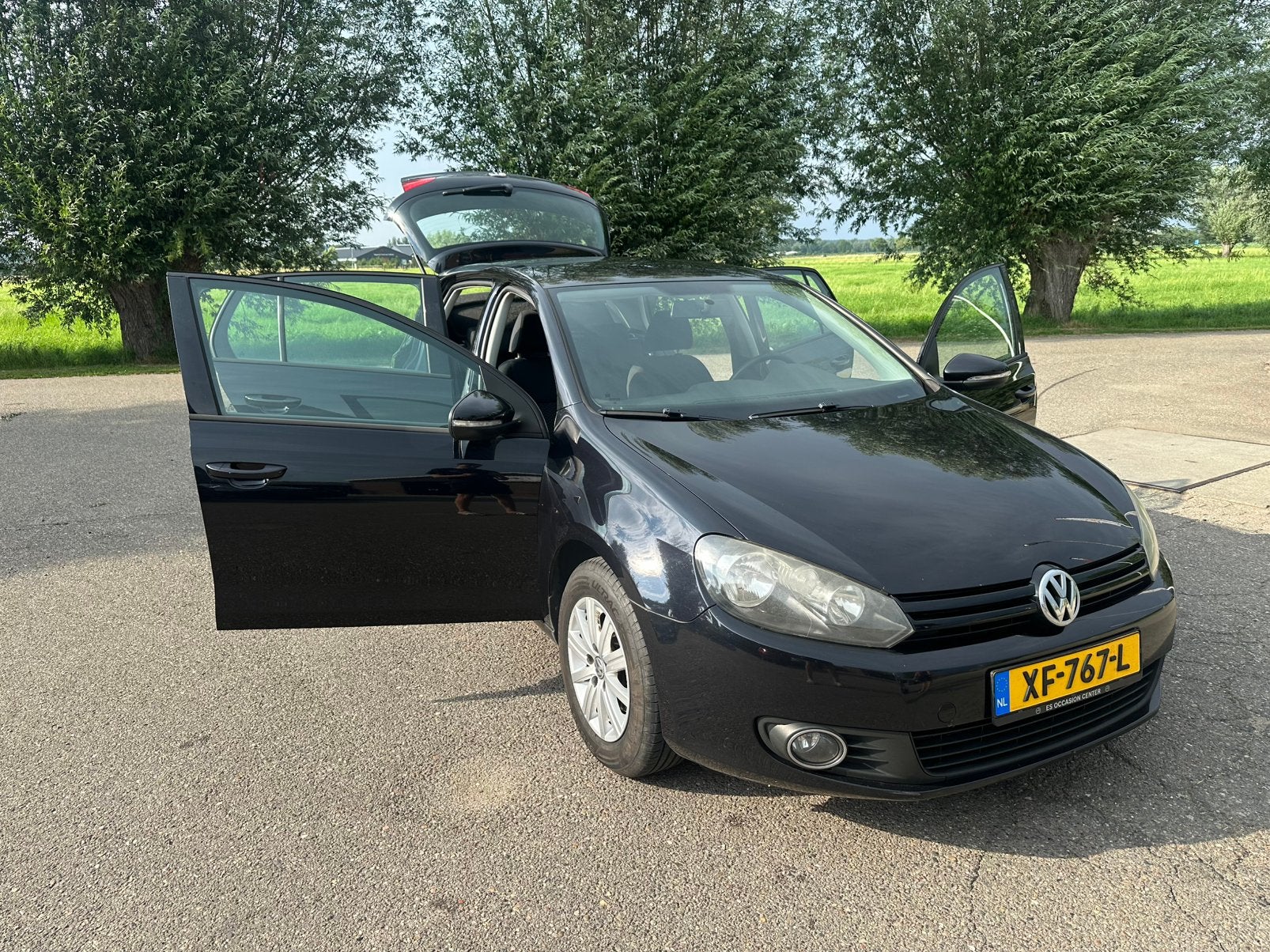 Volkswagen Golf 6 1.2 TSI 77KW 2010 Zwart - Apple CarPlay!, Voorwielaandrijving, Stof, Euro 6, 4 cilinders