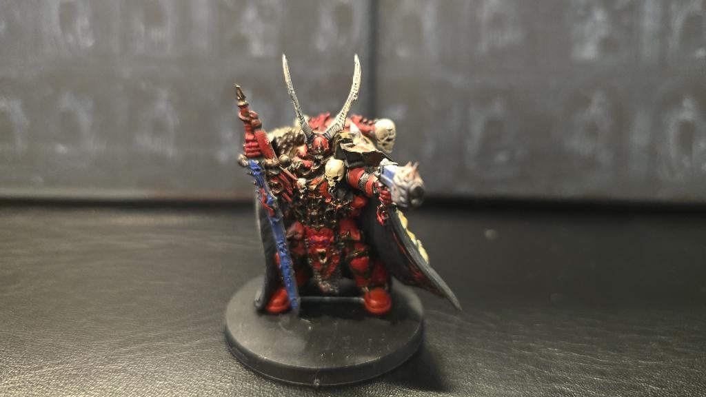 Chaos Space Marines: Chaos Lord uit Dark Vengeance set!, Hobby en Vrije tijd, Wargaming, Figuurtje(s), Ophalen of Verzenden, Geverfd
