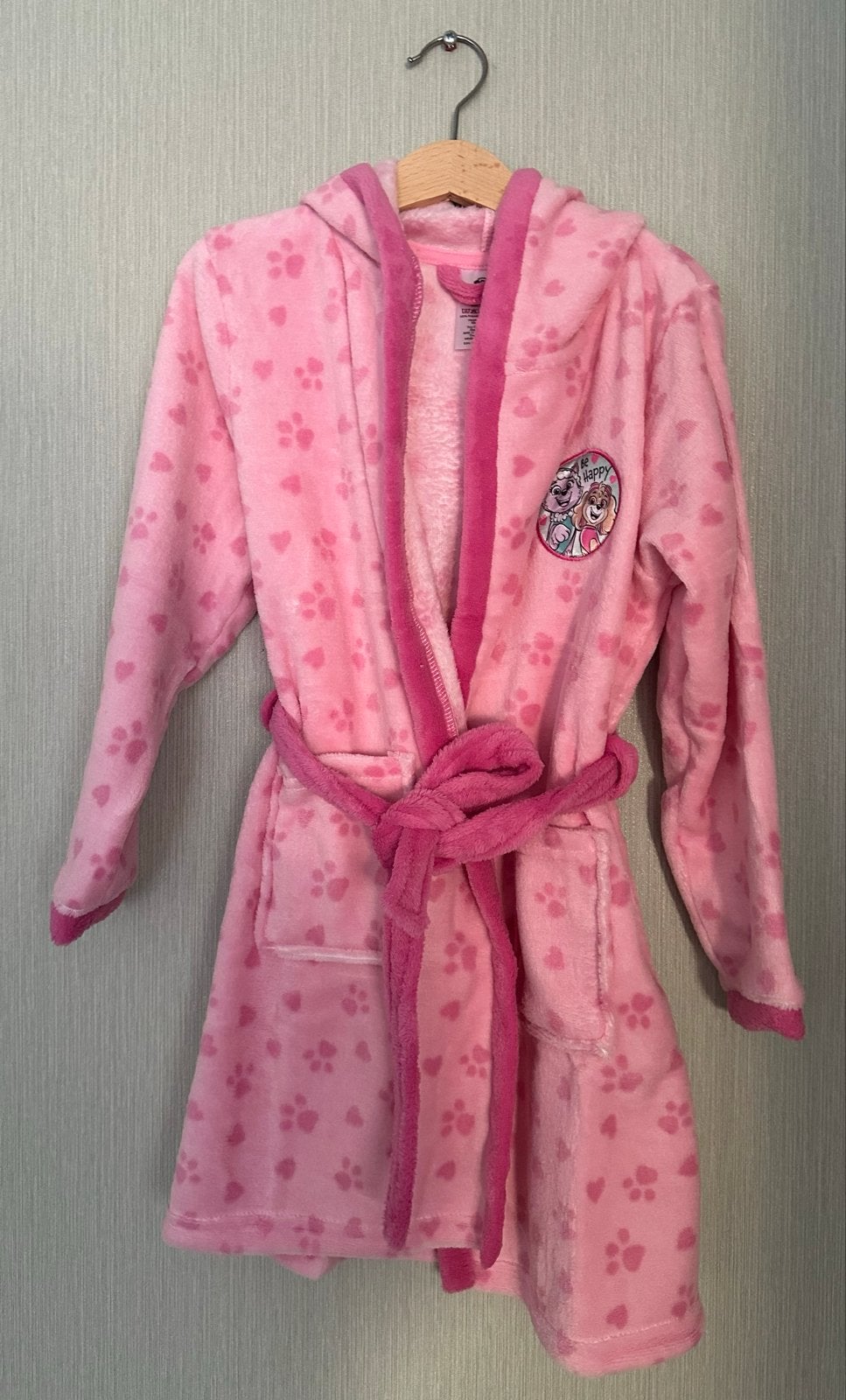 Roze Paw Patrol Badjas Skye Maat 98/104, Ophalen of Verzenden, Gebruikt, Meisje