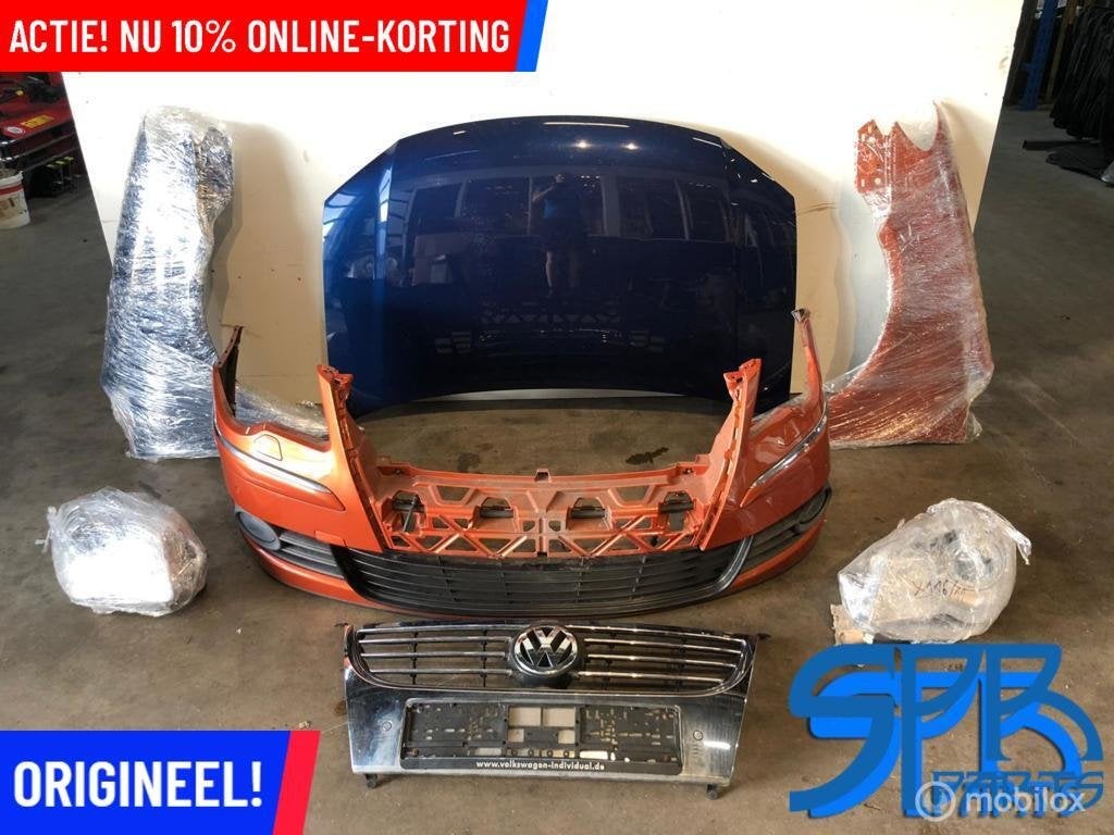 Voorkop LA3U Touran II FACELIFT 1T ('06-'10) XENON PDC SRA, Gebruikt, Volkswagen, Ophalen of Verzenden, Volkswagen