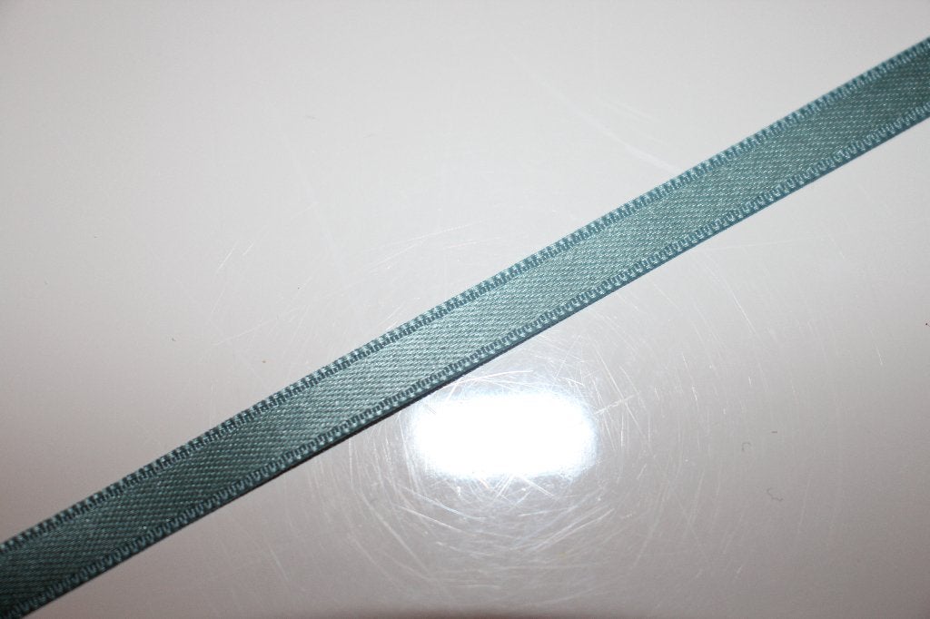 Satijn lint - blauw col.788 - 6mm #3128, Ophalen of Verzenden, Nieuw, Lint, Band of Elastiek