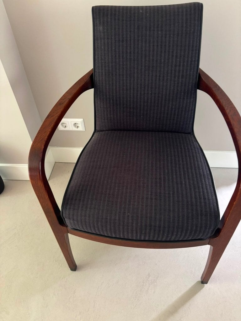 stoelen, Ophalen, Gebruikt, Twee, Zwart