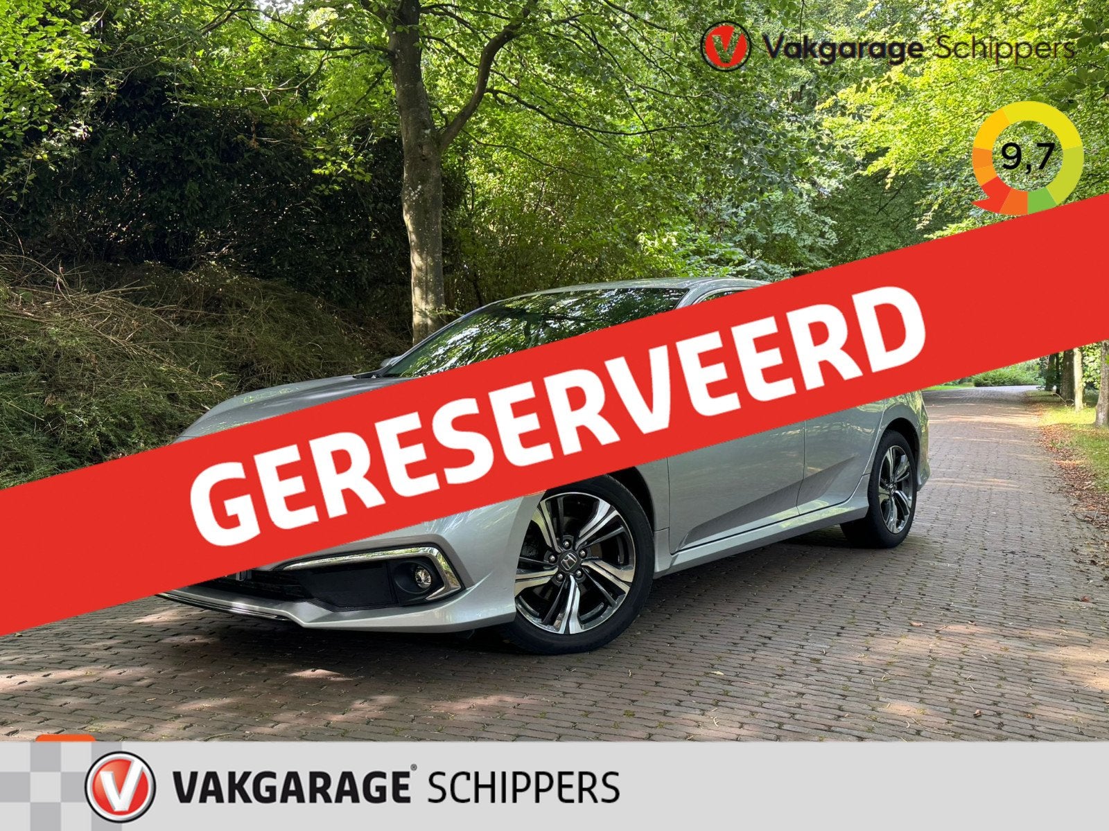 Honda Civic 1.5 i-VTEC Turbo Elegance|Automaat|Stoelverw|, Auto's, Euro 6, 4 cilinders, Met garantie (alle), Origineel Nederlands