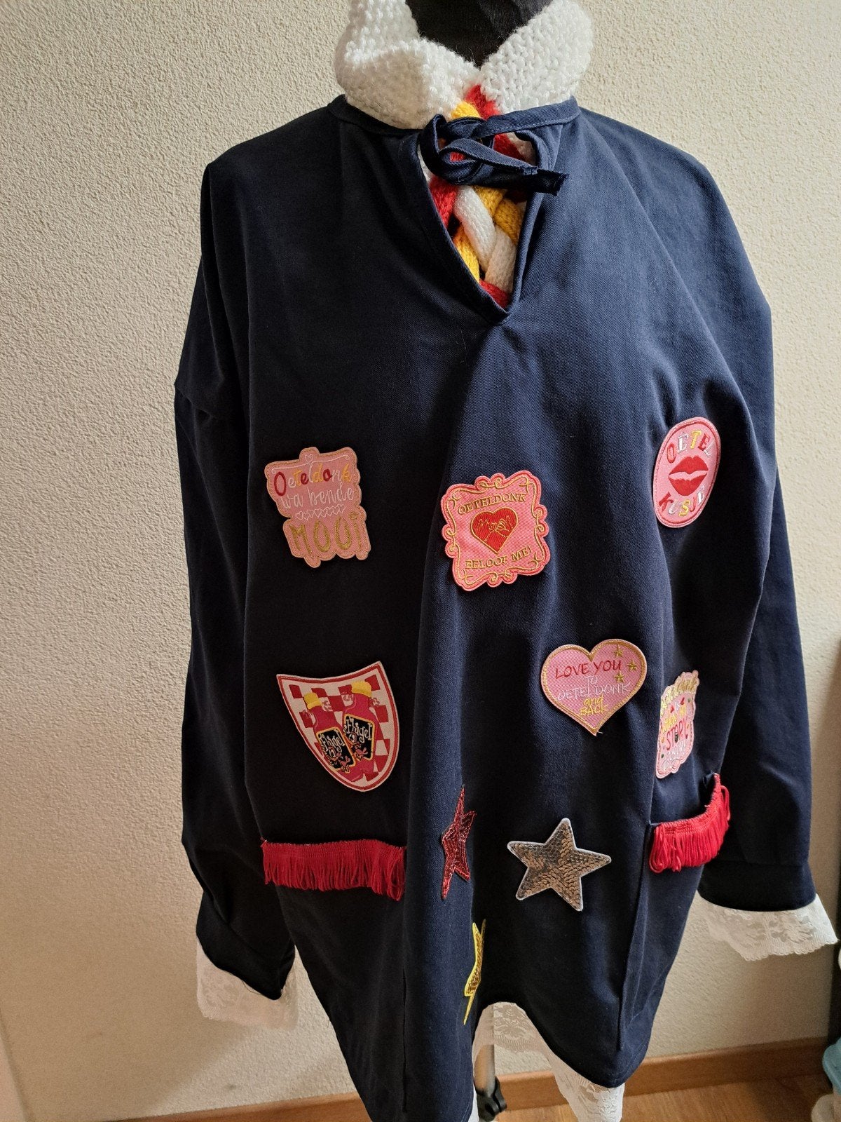 oeteldonk carnaval dames boeren kiel maat M / L, Ophalen of Verzenden, Nieuw, Carnaval, Kleding
