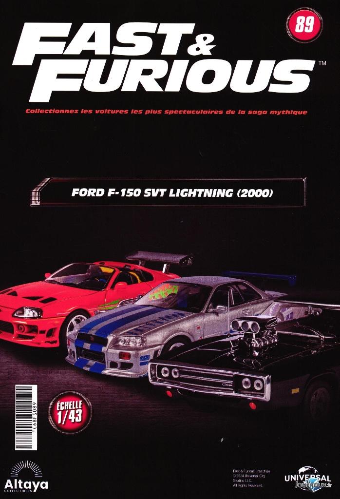Ford F150 SVT Lightning 2000 1/43 FAST & FURIOUS ALTAYA # 89, Verzenden, Nieuw, Auto, Overige merken