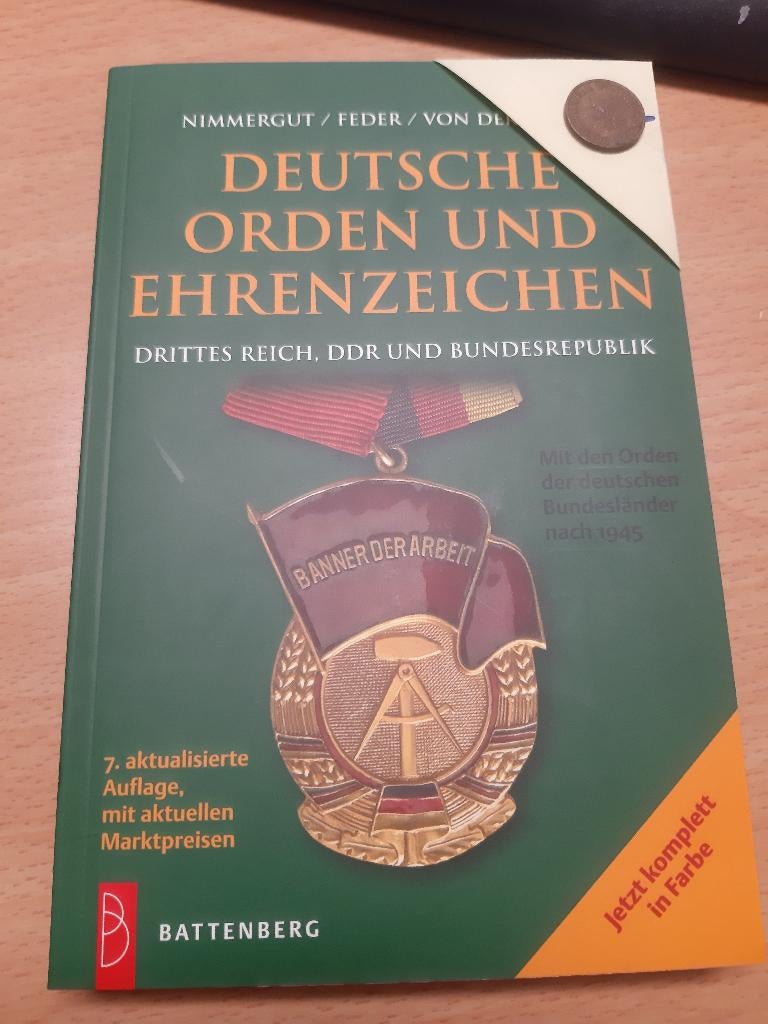 DEUTSCHE ORDEN u.EHRENZEICHEN Drittes Reich, DDR,BRD (2008), Verzamelen, Verzenden, Overige soorten, Duitsland, Embleem of Badge