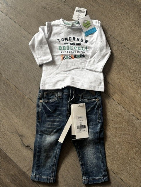 Setje van Feetje maat 62 (advr 159), Kinderen en Baby's, Babykleding | Maat 62, Nieuw, Ophalen of Verzenden, Setje, Feetje