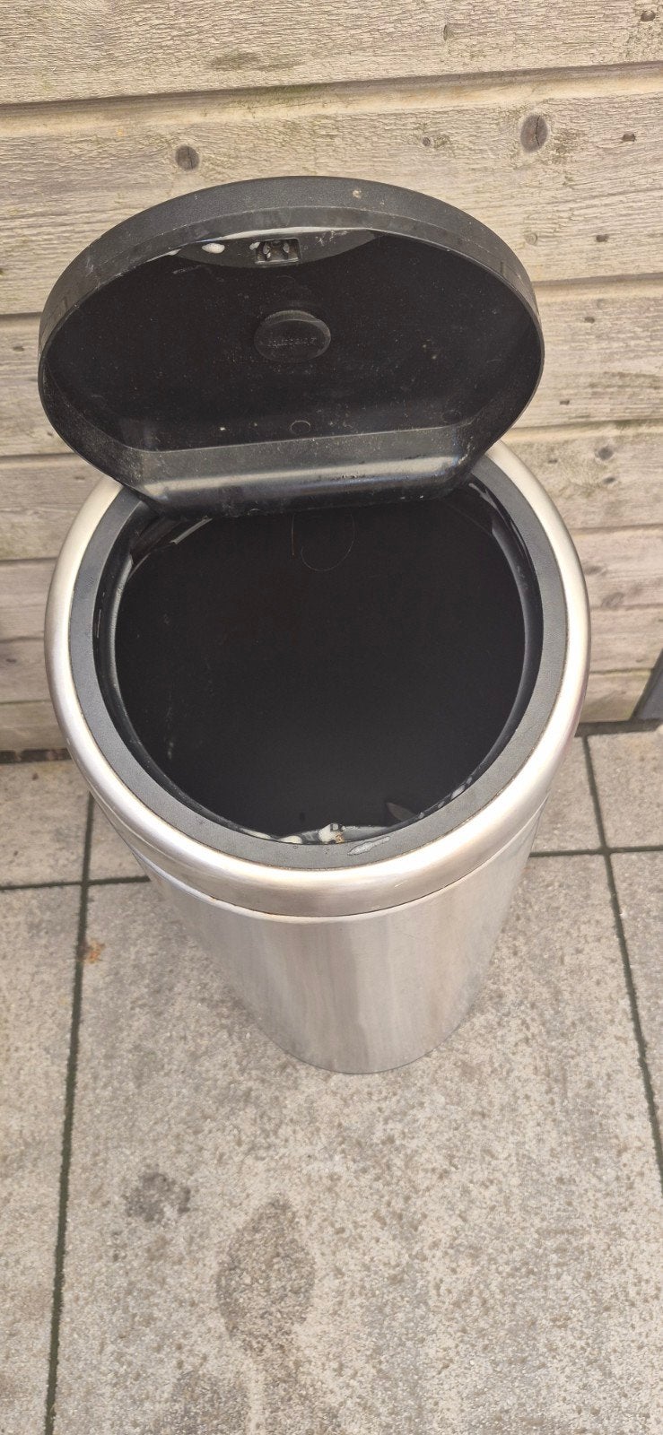 Brabantia Prullenbak touch bin 30l rvs, Ophalen, Gebruikt, 50 tot 75 cm, Rvs