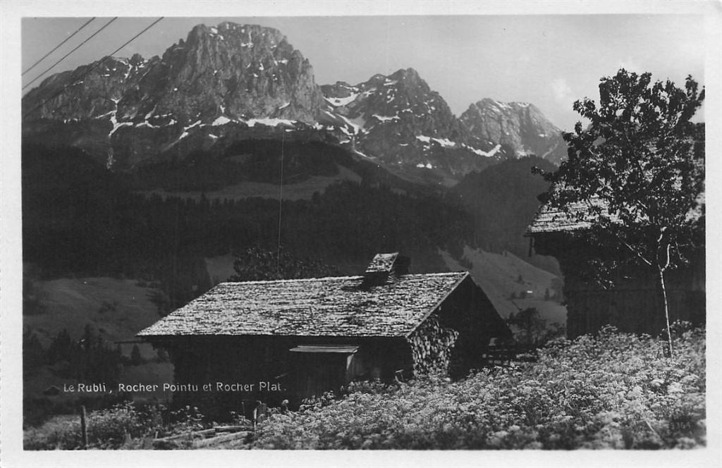 702-454-039 Le Rubli Rocher Pointu Et Rocher Plat, Verzenden, Voor 1920, Overig Europa
