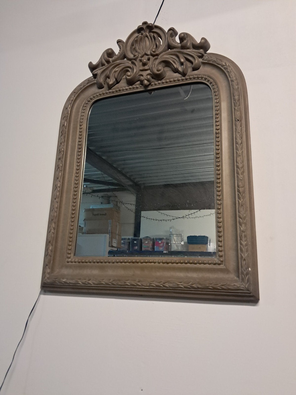 Barok spiegel, Antiek en Kunst, Ophalen, Overige vormen, 50 tot 100 cm, Minder dan 100 cm