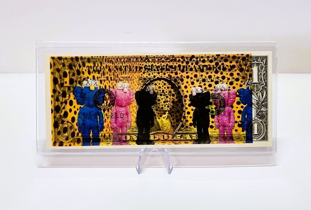 Kusama Yayoi - KAWS -Death NYC - LV- 1 Dollar - Pop art., Ophalen of Verzenden