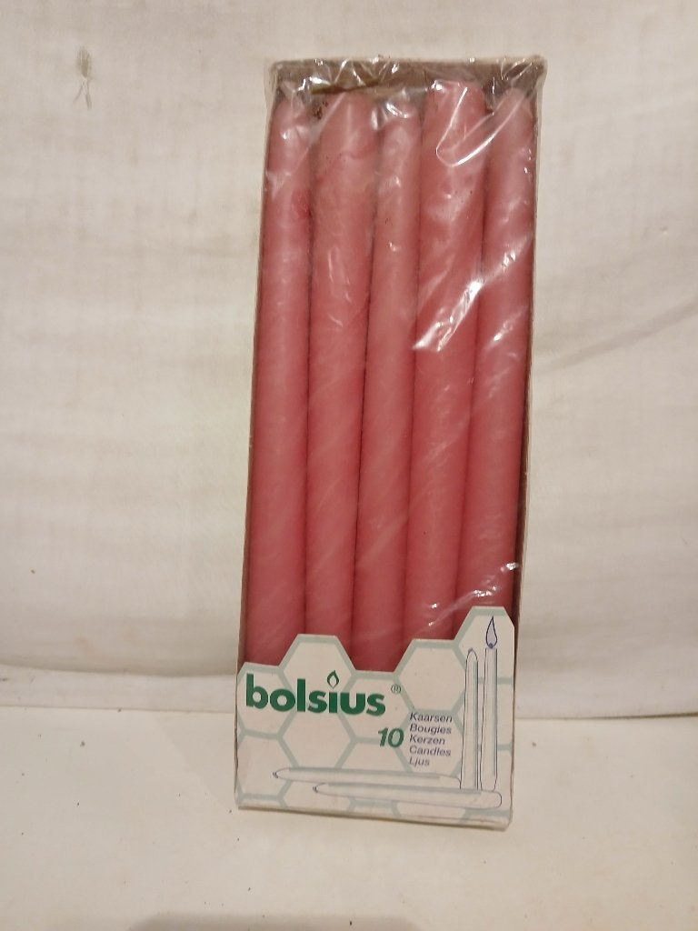 Roze Bolsius kaarsen, Niet bekend, Niet bekend, Ophalen of Verzenden, Roze