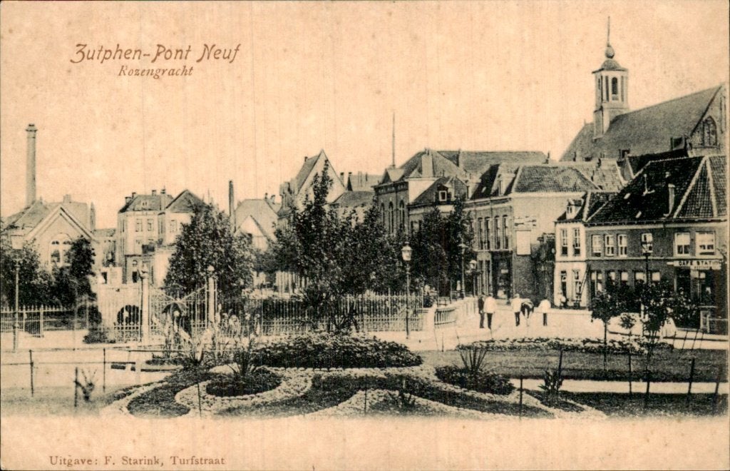 Zutphen - Pont Neuf - Rozengracht, Ophalen of Verzenden, Voor 1920, Ongelopen, Gelderland